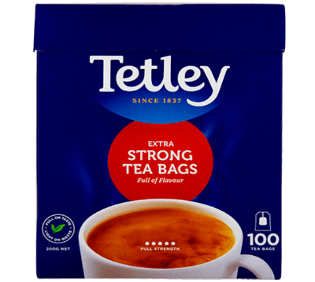 Tetley Extra Strong Black Tea Bags Tetley Tea Australia